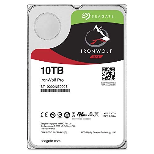 Ironwolf Pro 3.5" 7200rpm 256MB SATA (ST10000NE0008) - 10TB