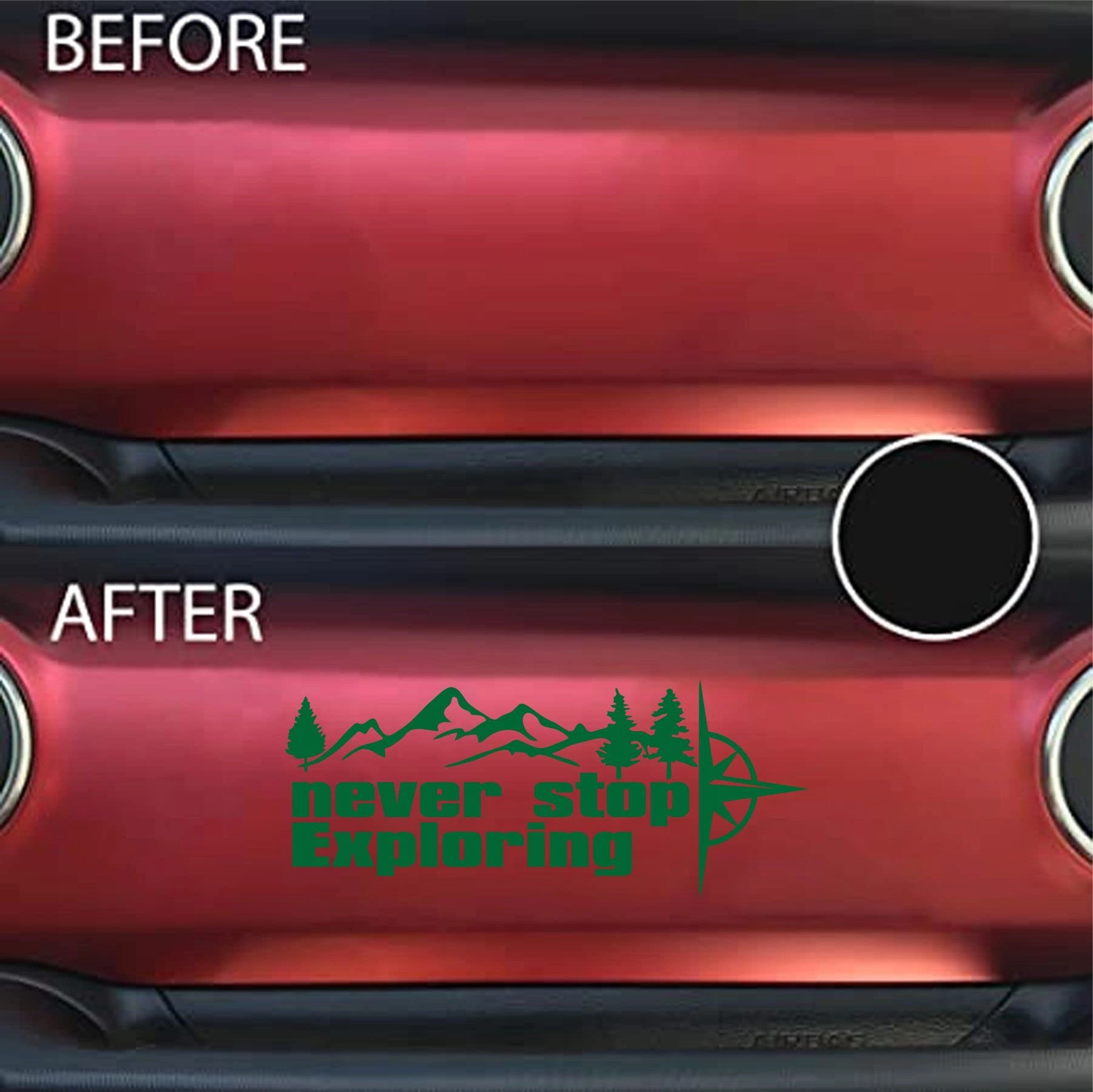 Car Dashboard Stickers