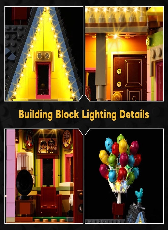 LED Light Kit - Compatible with Lego Up House 43217 Lights Only