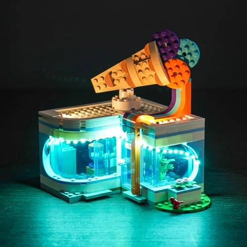 LED Lighting Kit - Compatible with Lego City Ice-Cream Shop 60363 Lights Only