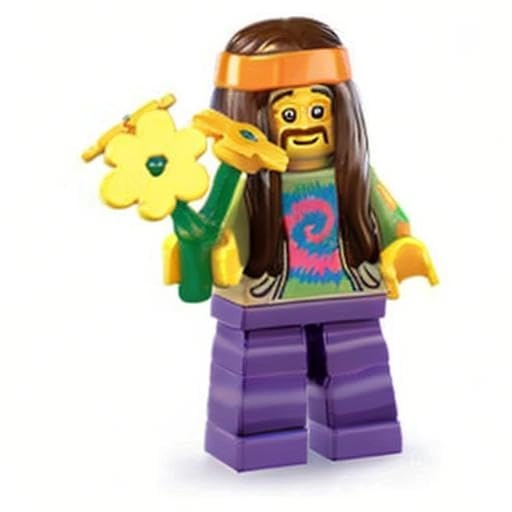 Series 7 - Hippie (LEGO08831_S7_08)
