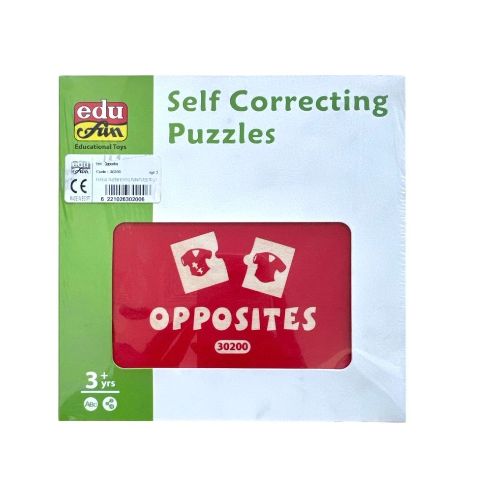 Self Correcting Puzzles - Opposites - Suitable for 3 years & above