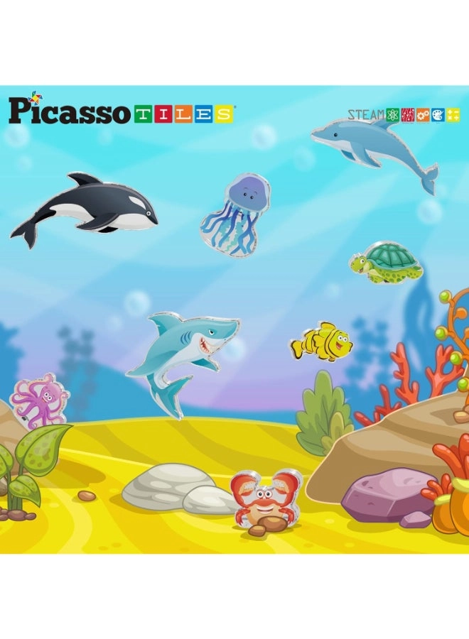 Magnetic Block Marine Animals - 8pcs