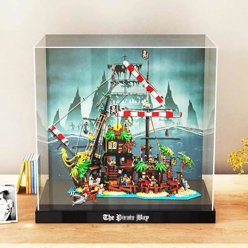 Lego Acrylic Display Case for 21322 - 70x40x65cm Transparent