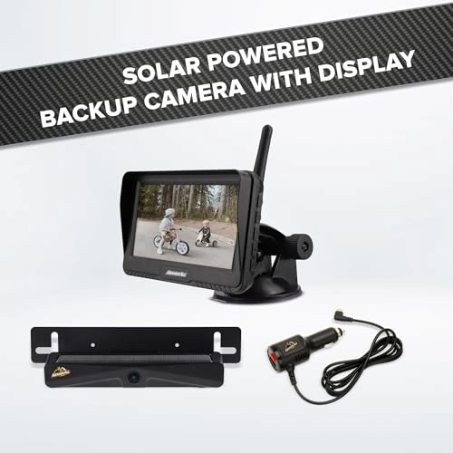 USB Solar Powered Wireless Backup Camera