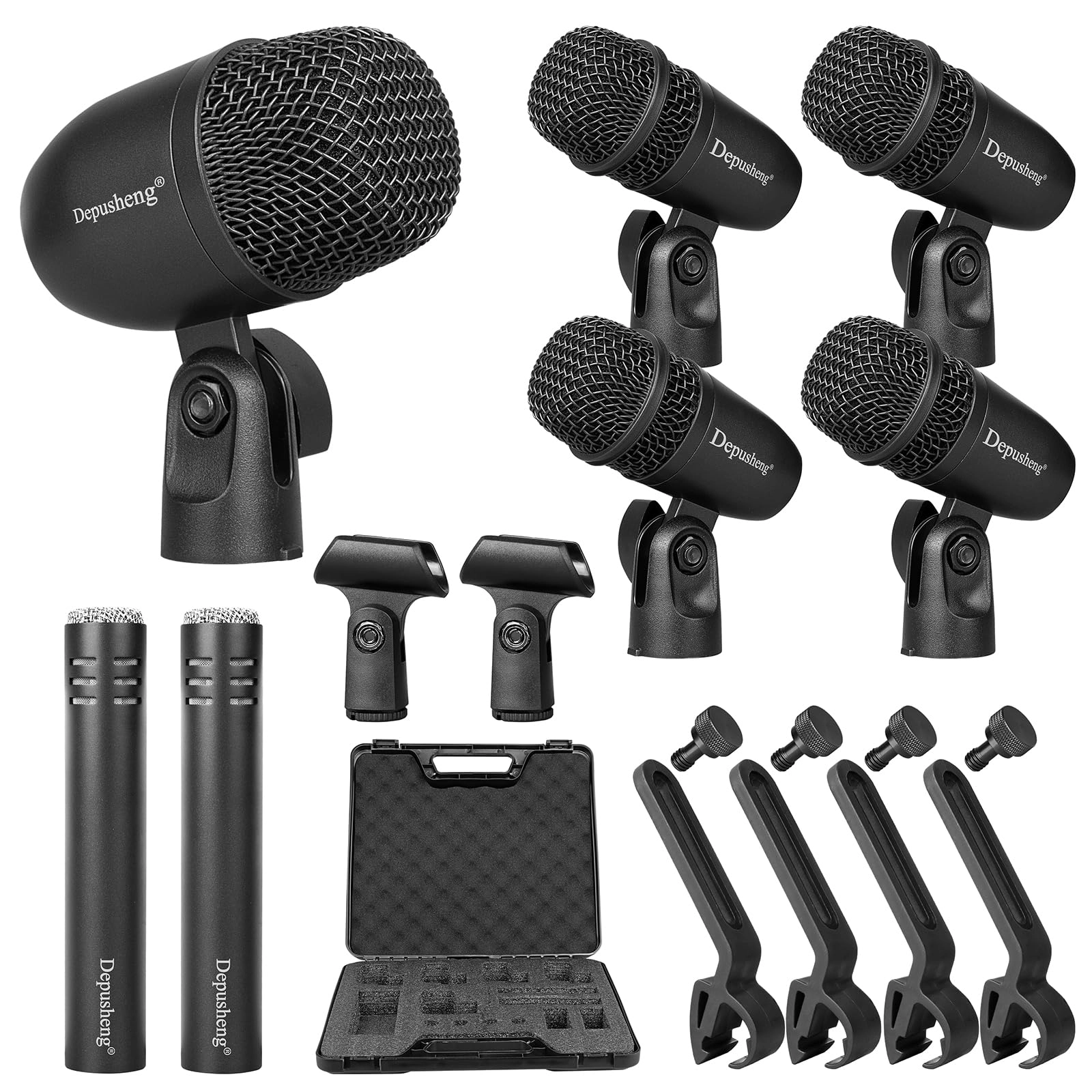 Depusheng DM7 XLR Microphone 7-Piece Kit