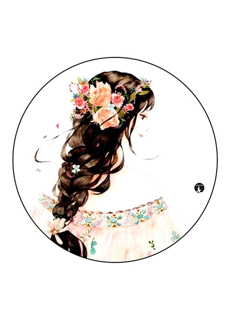 Girl Printed Mouse Pad