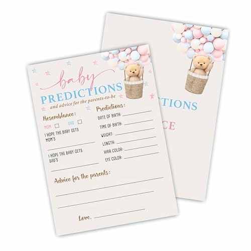 Bear Hot Air Balloon Game Cards - Adult 30 pieces