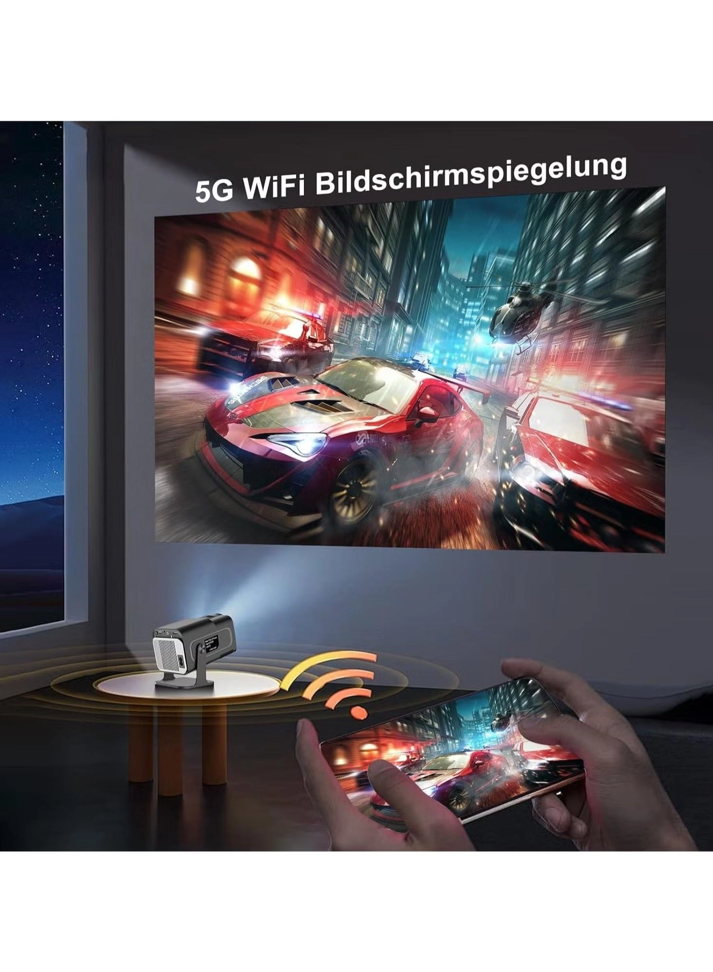 HD Smart Projector 120ANSI Lumens