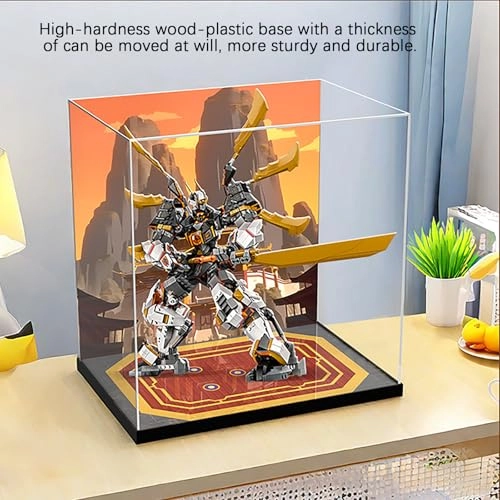 Acrylic Display Case - 45x30x45cm Compatible with Lego 71821