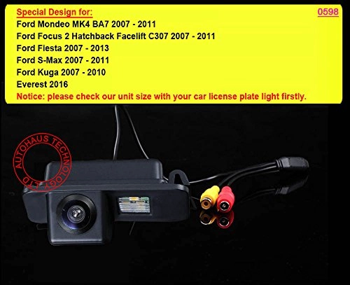 HD Color CCD Waterproof Vehicle Car Rear View Backup Camera - RCA 1280*720 Pixels