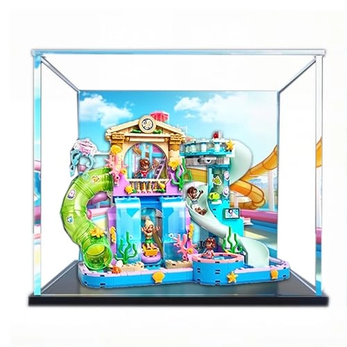 Acrylic Display Box for LEGO 42630 Xinhu City Water Park Kit