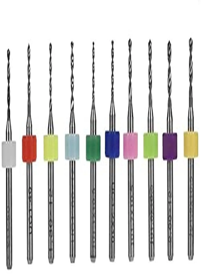 GSK Cut Macro Drill Bits Set - Tungsten Carbide Pack of 10 1.1mm-2.0mm