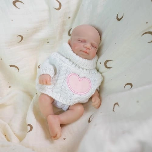 Reborn Baby Doll - 8 Inch Silicone Girl Ages 3+
