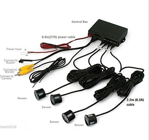 LCD TFT Car Colour Rear View Camera Monitor - VGA