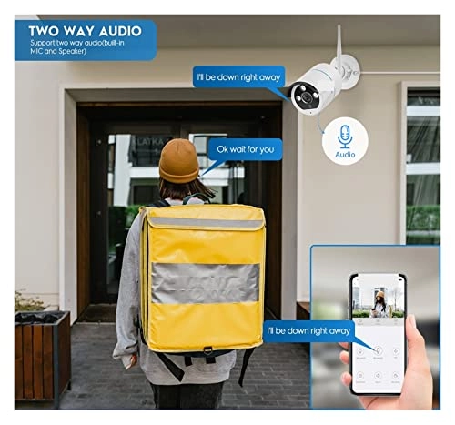 8CH Wireless CCTV System - 3MP