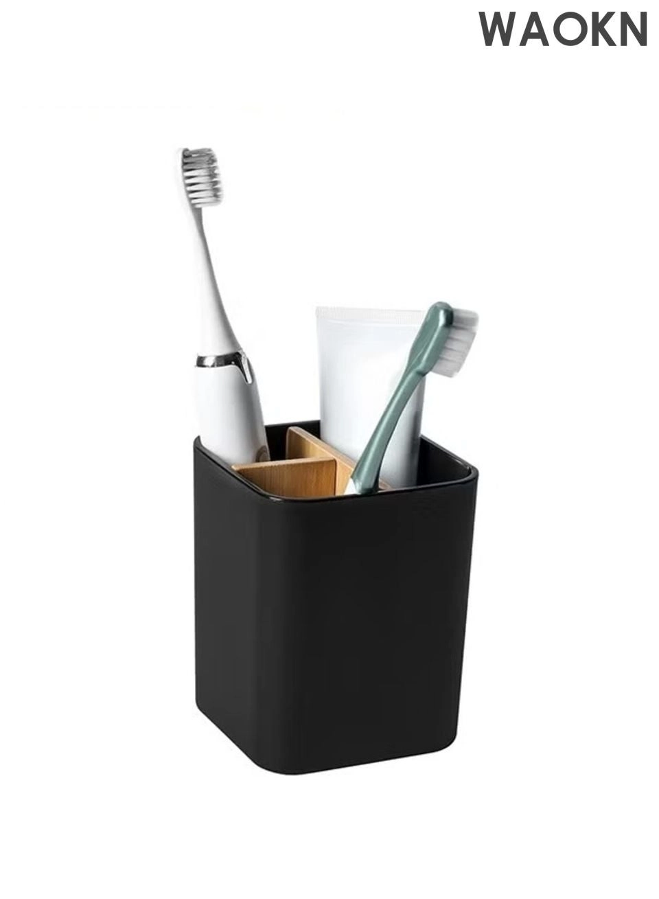 WAOKN Toothbrush Holder - Desktop 3 Slots