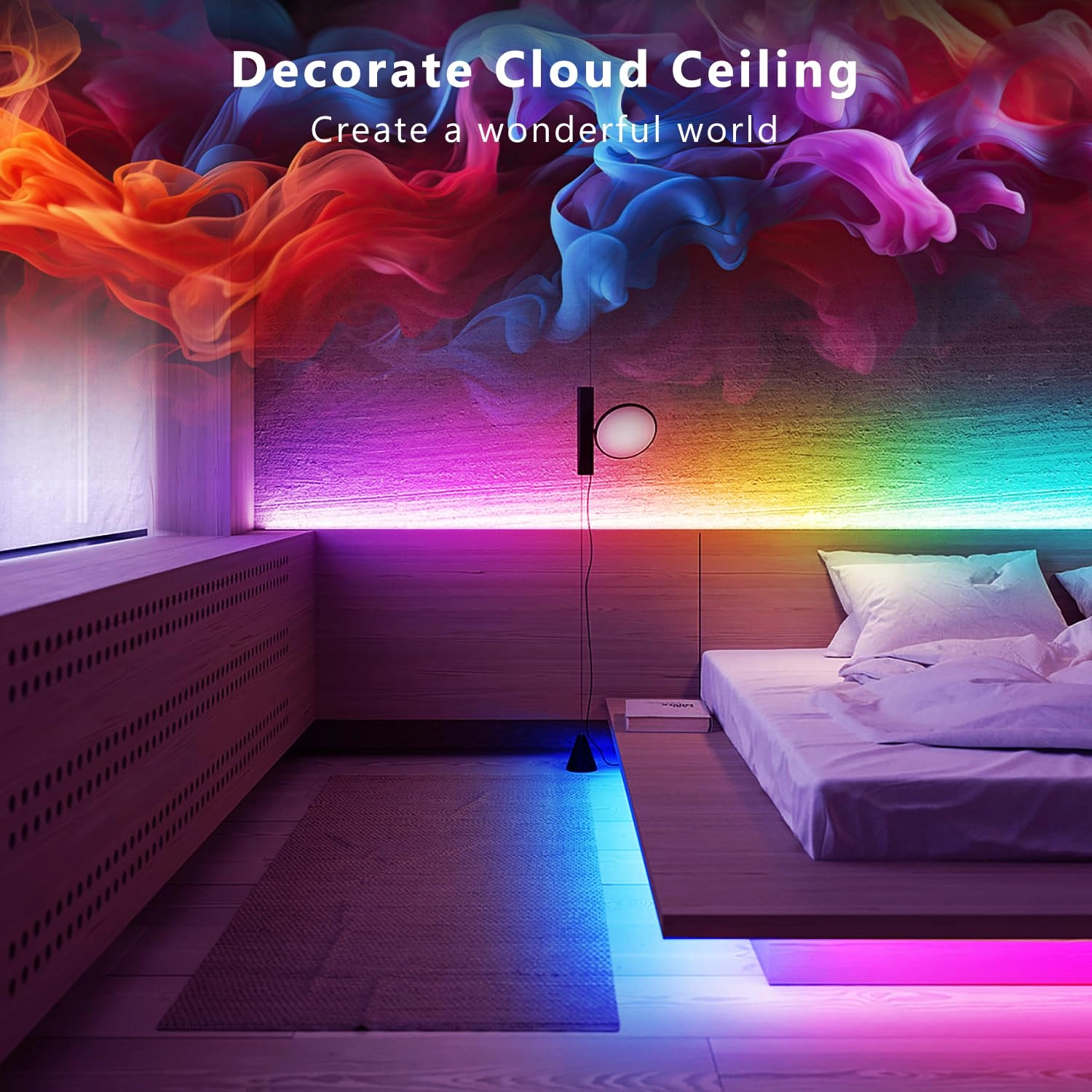 Smart IC LED Strip Lights - 65.6FT