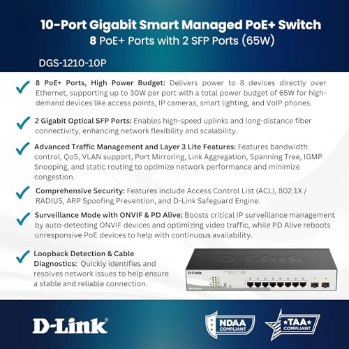 DGS-1210-10P 10-ports