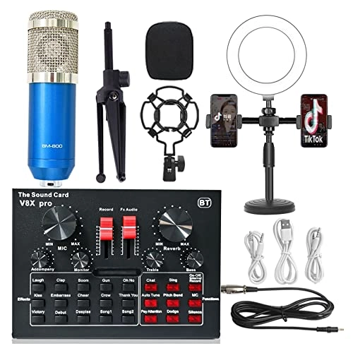 BM800 + V8XPRO + BG16 Wireless Microphone Bundle
