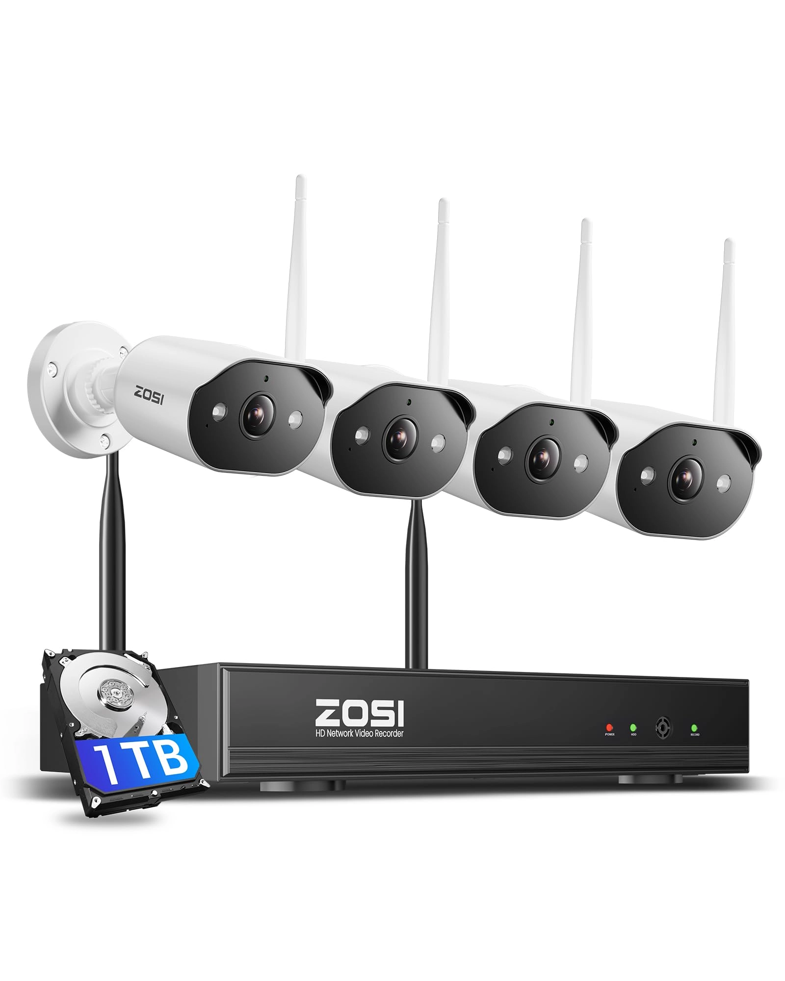 Zosi 8CH 1080P CCTV NVR - 8 channels