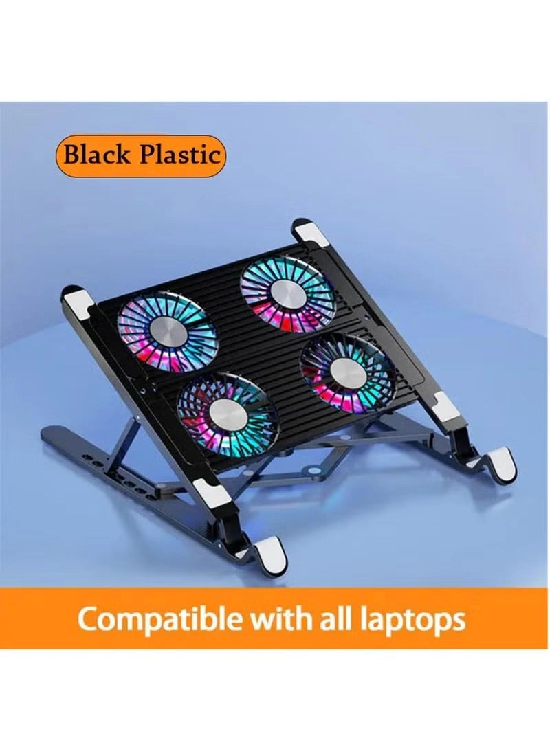 Laptop Cooling Pad - Black LED