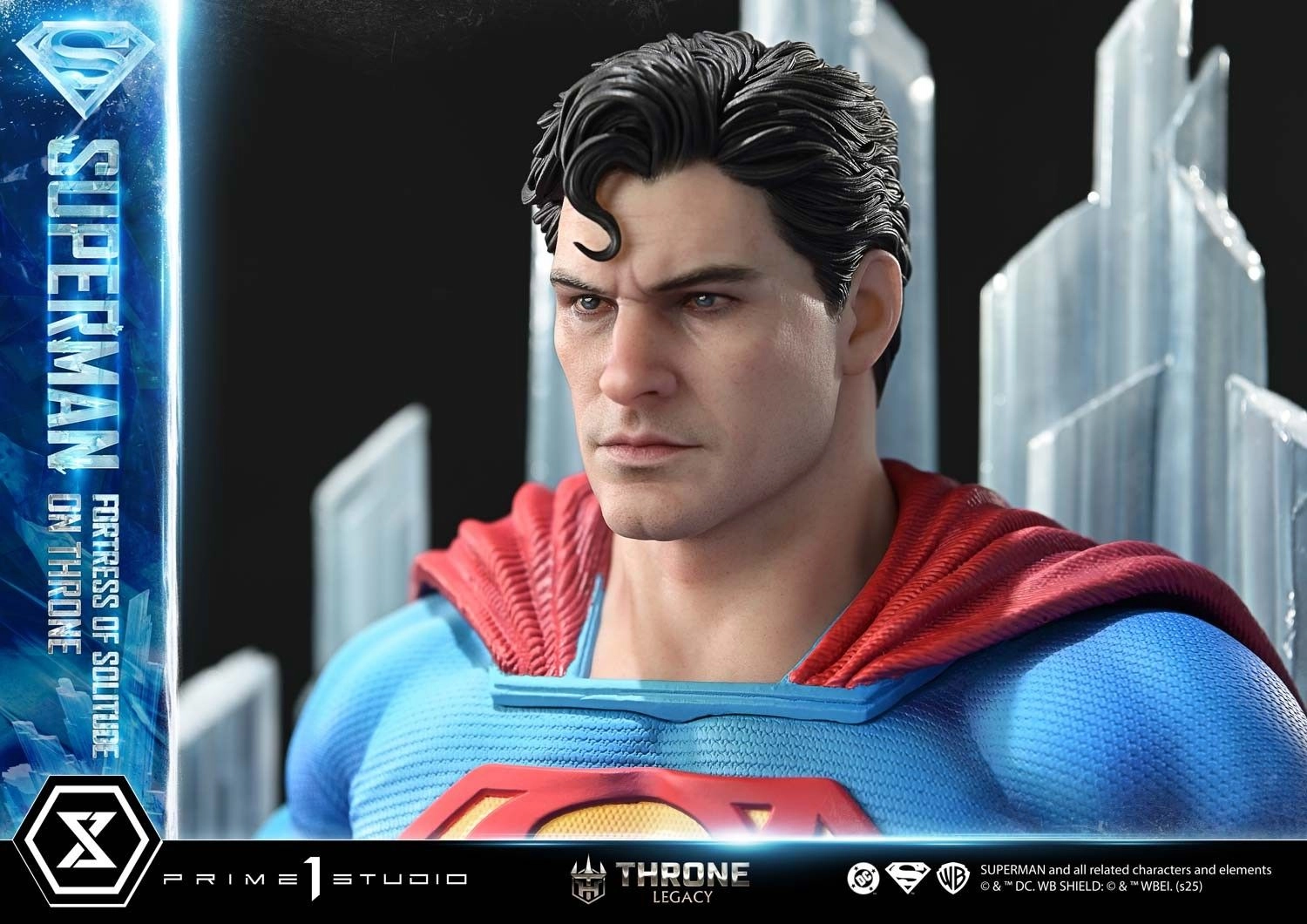 Superman Fortress of Solitude on Throne - Statue