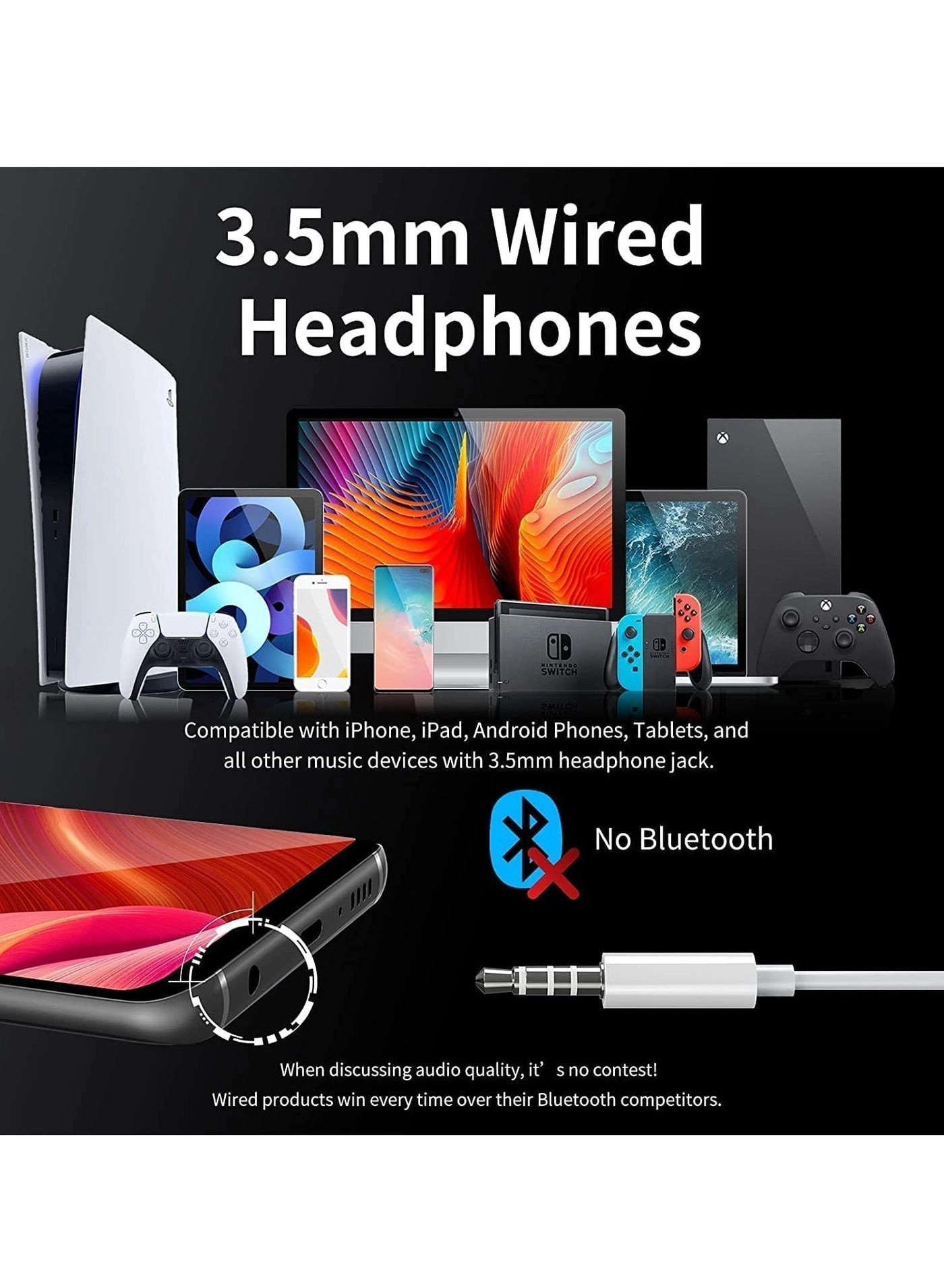 In-Ear Earphones Wired Earbud