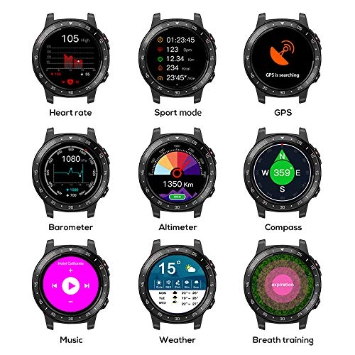 Fay Bless Men's Outdoor Sport Digital Wrist Watch Zinc alloy GPS