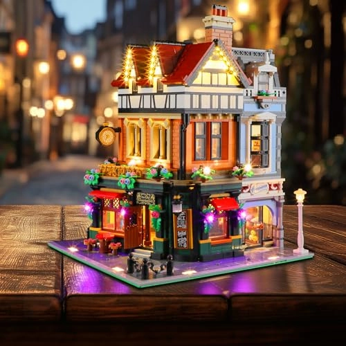 Light Kit for LEGO Tudor Corner 10350 - Plastic 1