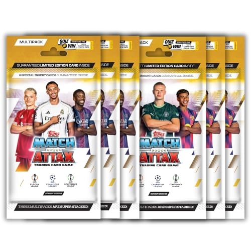 UEFA Champions League Match Attax - Multipack of 6pcs