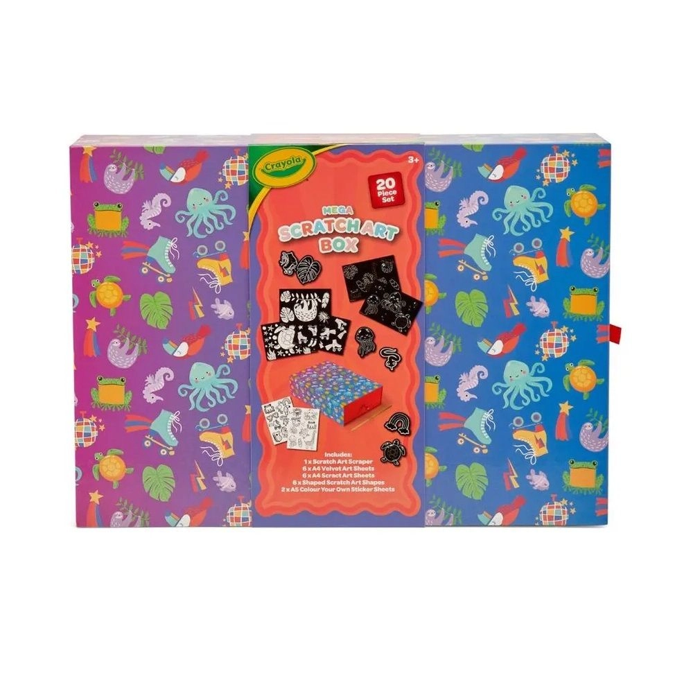 Scratch And Color Bumper Box - 20 pieces