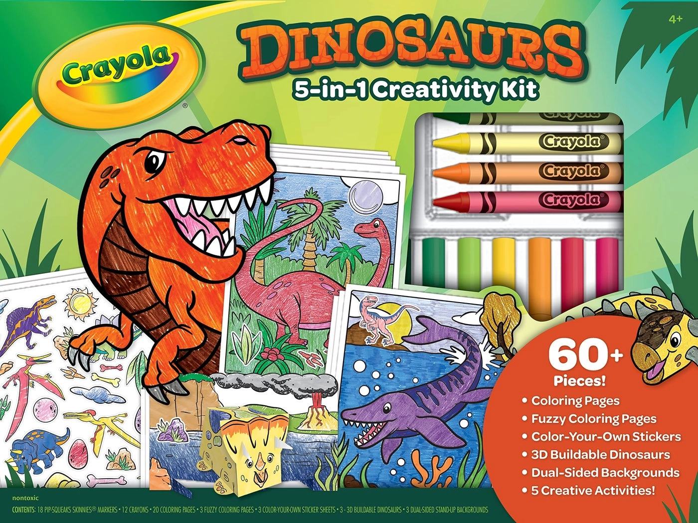 Dinosaur 5-in-1 Art Kit - 4+ years