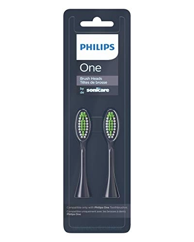 One Electric Toothbrush Brush Head - Pack of 2 Grey