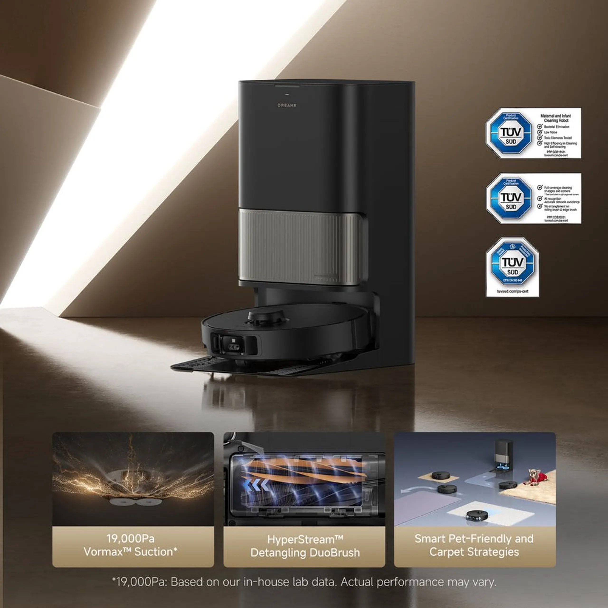 L40s Pro Ultra - Robot Vacuum and Mop Combo Black