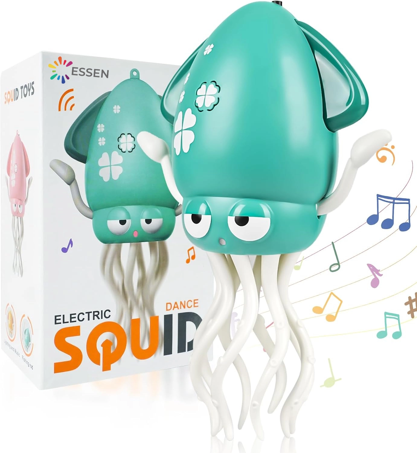 Essen Dancing Squid Baby Crawling Toy Dancing Squid - 6 Months & Above