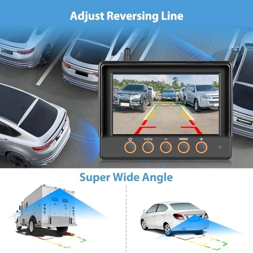 Wireless Rear View Camera - IR Night Vision 720P