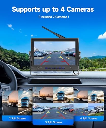 Wireless Backup Camera - Night Vision Wireless 720P