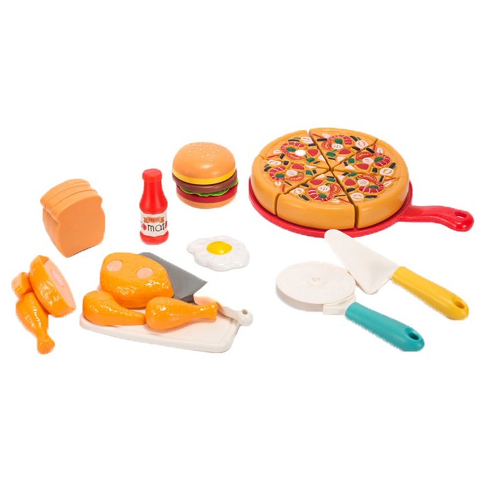 Wooden Fruits & Vegetables Basket Toy Set (5551007-MSN17067)