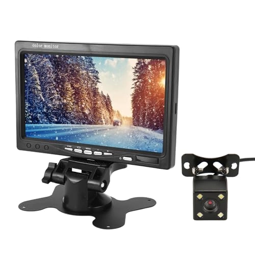 HD 7 Inch Vehicle Backup Camera Monitor - Night Function 1080P