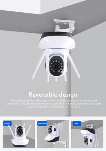 Five Antenna 1080P 2MP WiFi Camera IP PTZ