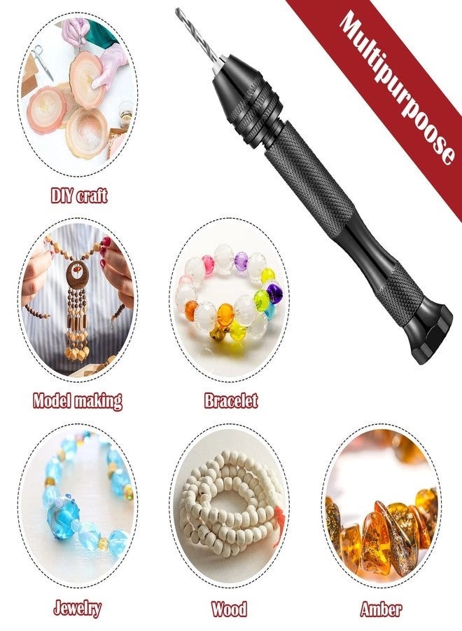 Hand Drill Bits Set - 95 Pieces + Pin Vise - 1 + Micro Twist and PCB Mini Drill Bits - 94 Pieces