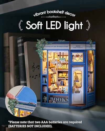 Book Nook - Miniature House Wooden 3D Puzzle