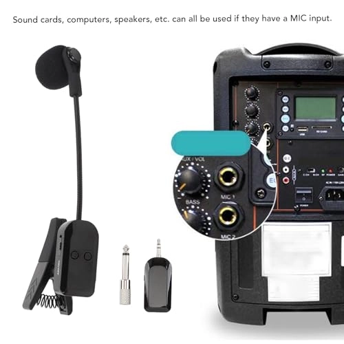 Saxophone Wireless Microphone System - 1 microphone 2.4G