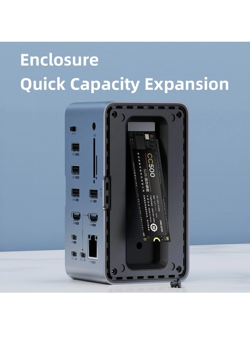 U100 Ultra - USB Type C Dual HDMI 4K@60Hz Ethernet