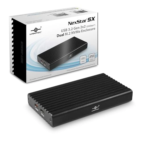 Vantec NexStar SX - USB 32 Gen2x2 20Gbps M2 NVMe 2230 2242 2260 2280