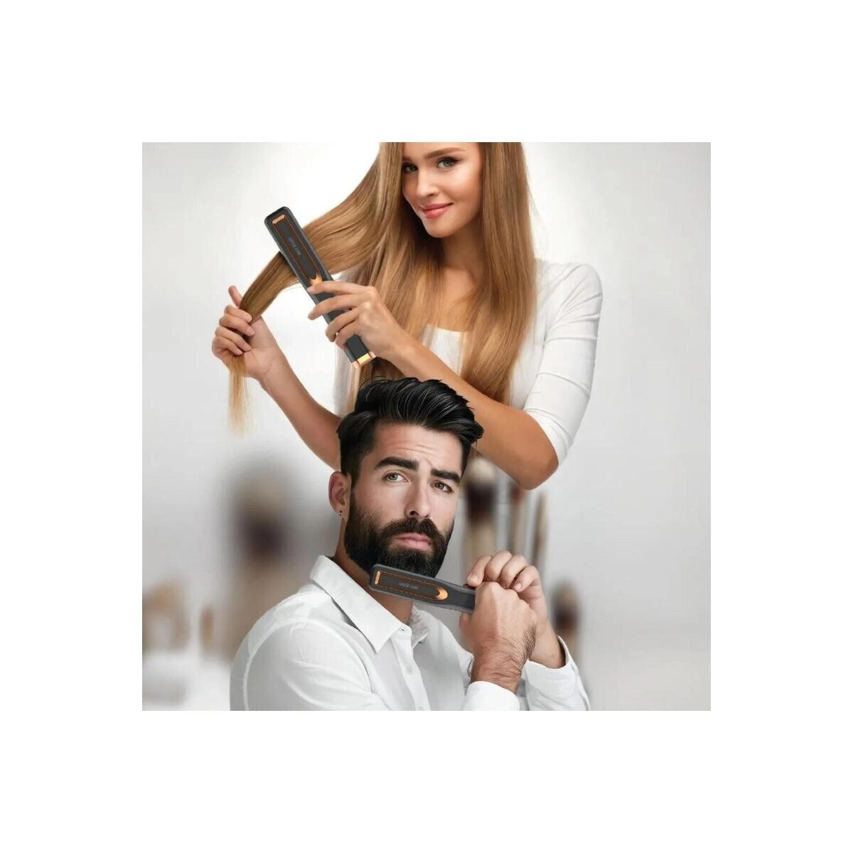Cordless Beard & Hair Straightening Comb