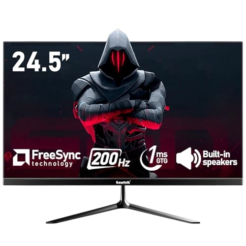 Gawfolk Gaming Monitor - 24.5 Inch FHD 1080p
