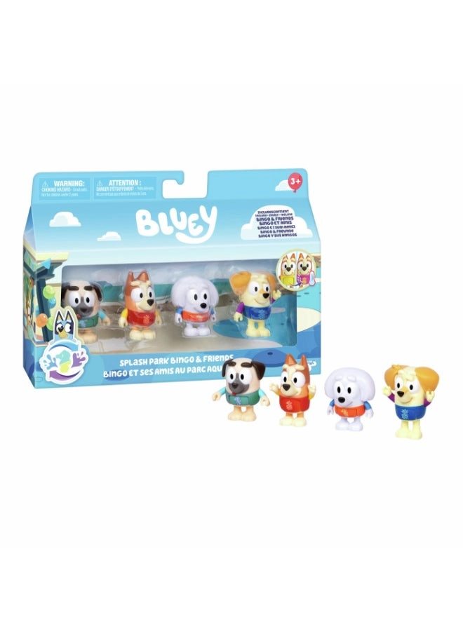 Splash Park Bingo & Friends Figure Pack (2328051) 4 pcs