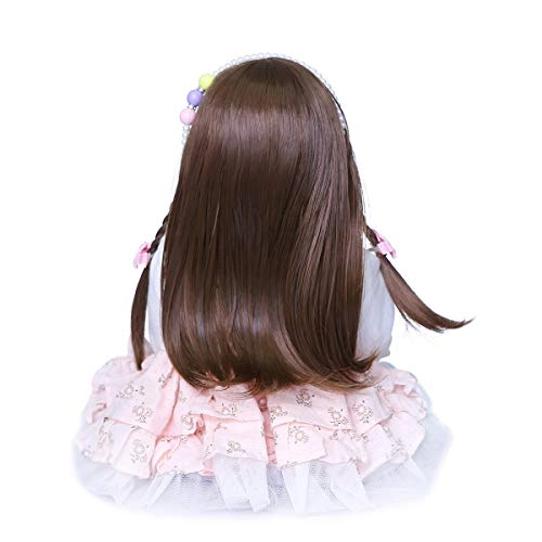 Reborn Baby Doll - 22 inches Vinyl Silicone African American Set